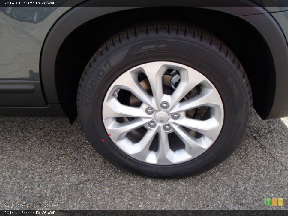 2014 Kia Sorento EX V6 AWD Wheel and Tire Photo #80697832
