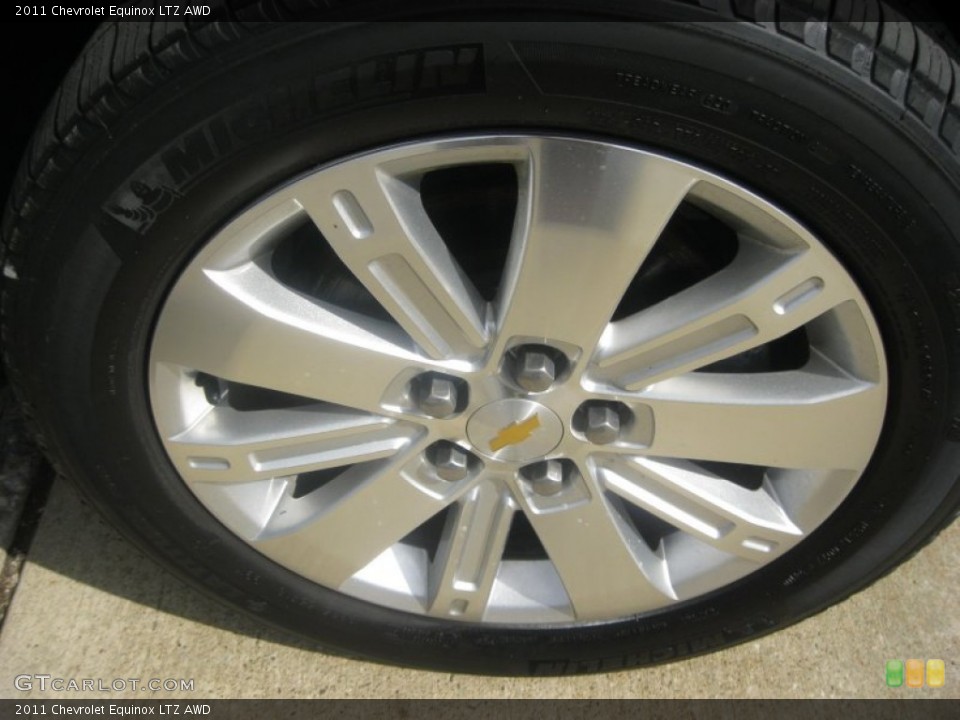 2011 Chevrolet Equinox LTZ AWD Wheel and Tire Photo #80702043