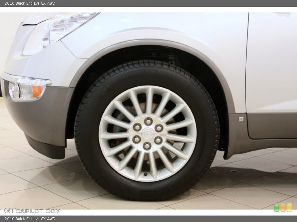 2010 Buick Enclave CX AWD Wheel and Tire Photo #80706345