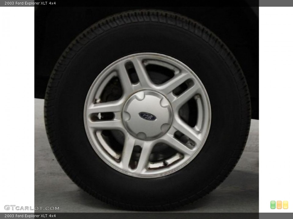 2003 Ford Explorer XLT 4x4 Wheel and Tire Photo #80706350