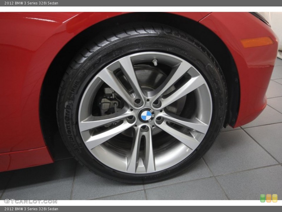 2012 BMW 3 Series 328i Sedan Wheel and Tire Photo #80707223