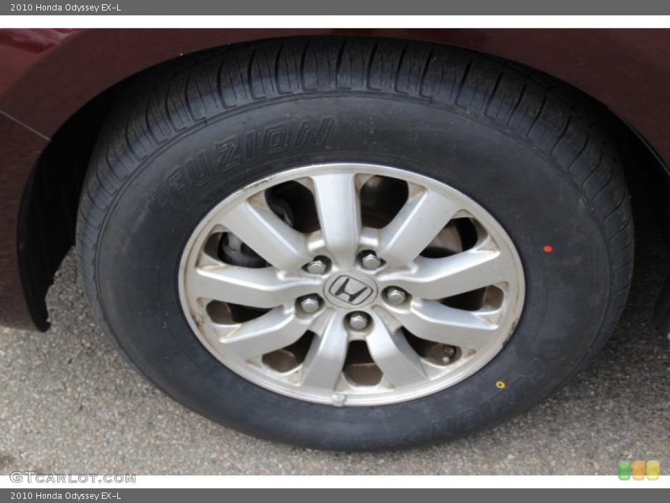 2010 Honda Odyssey EX-L Wheel and Tire Photo #80712773