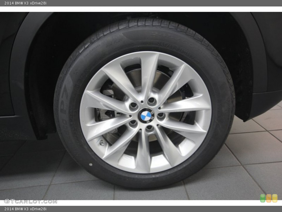2014 BMW X3 xDrive28i Wheel and Tire Photo #80716475
