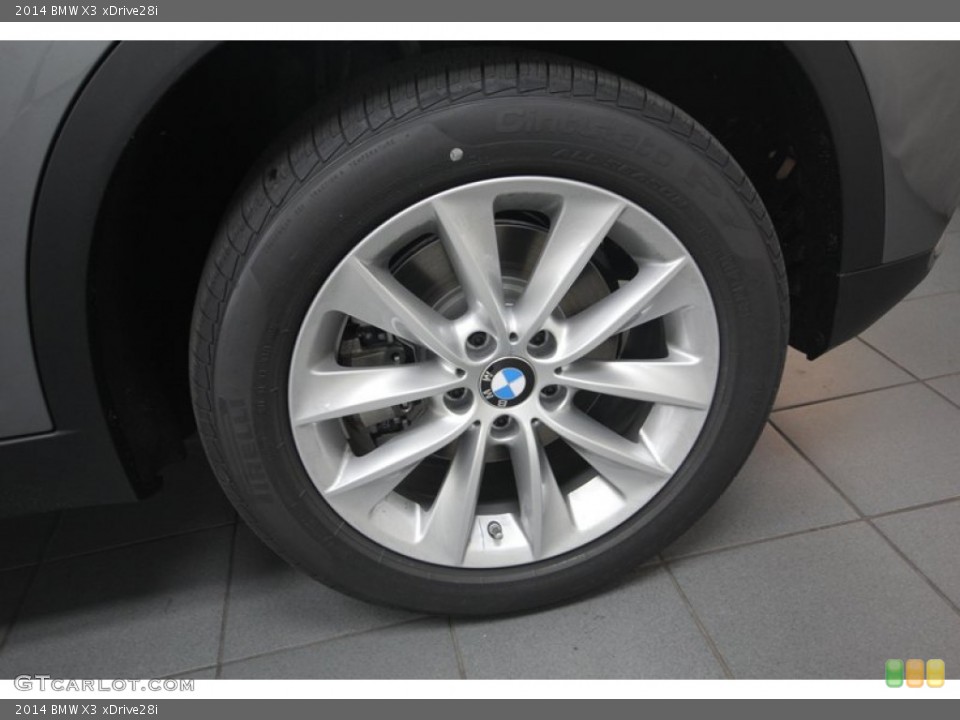 2014 BMW X3 xDrive28i Wheel and Tire Photo #80716949