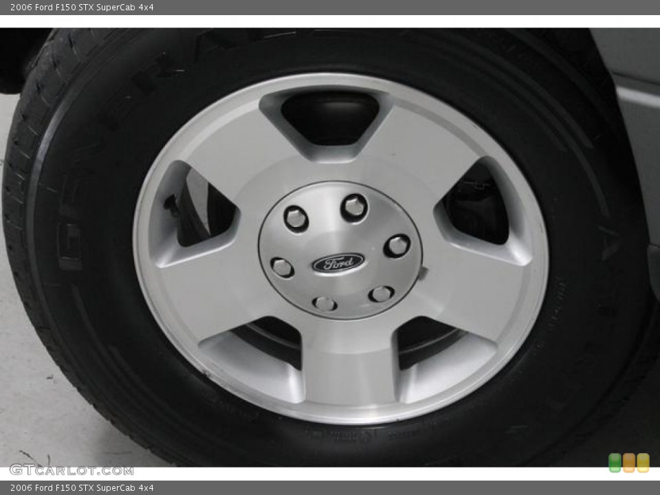2006 Ford F150 STX SuperCab 4x4 Wheel and Tire Photo #80717429