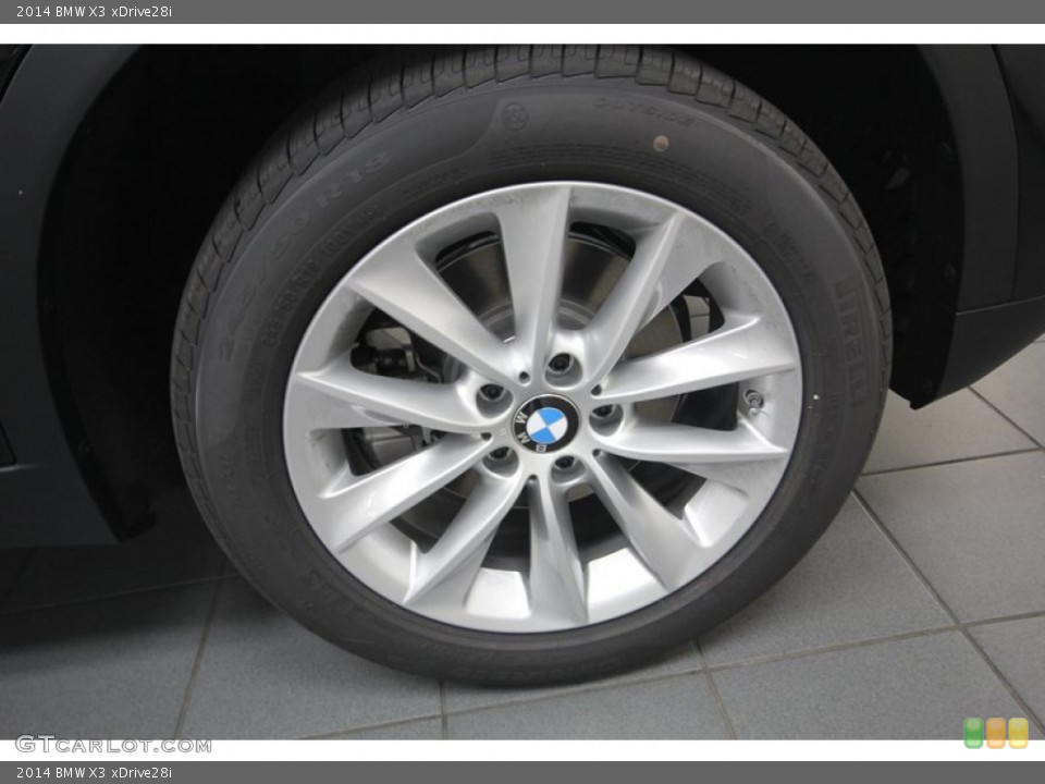 2014 BMW X3 xDrive28i Wheel and Tire Photo #80717438