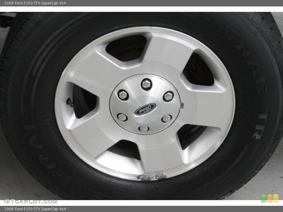 2006 Ford F150 STX SuperCab 4x4 Wheel and Tire Photo #80717444