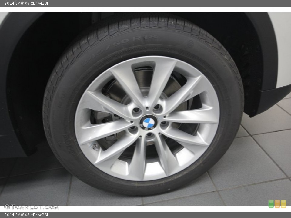 2014 BMW X3 xDrive28i Wheel and Tire Photo #80717939