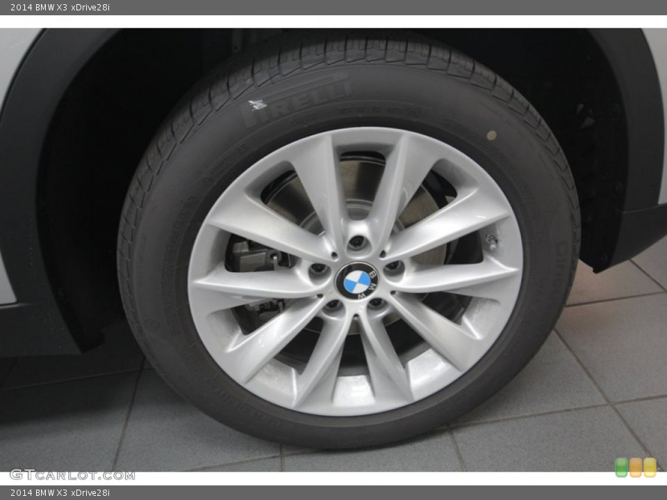 2014 BMW X3 xDrive28i Wheel and Tire Photo #80718467