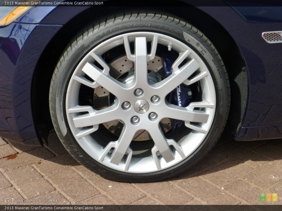 2013 Maserati GranTurismo Convertible GranCabrio Sport Wheel and Tire Photo #80719598