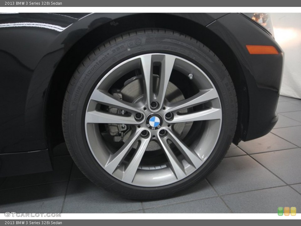 2013 BMW 3 Series 328i Sedan Wheel and Tire Photo #80721515