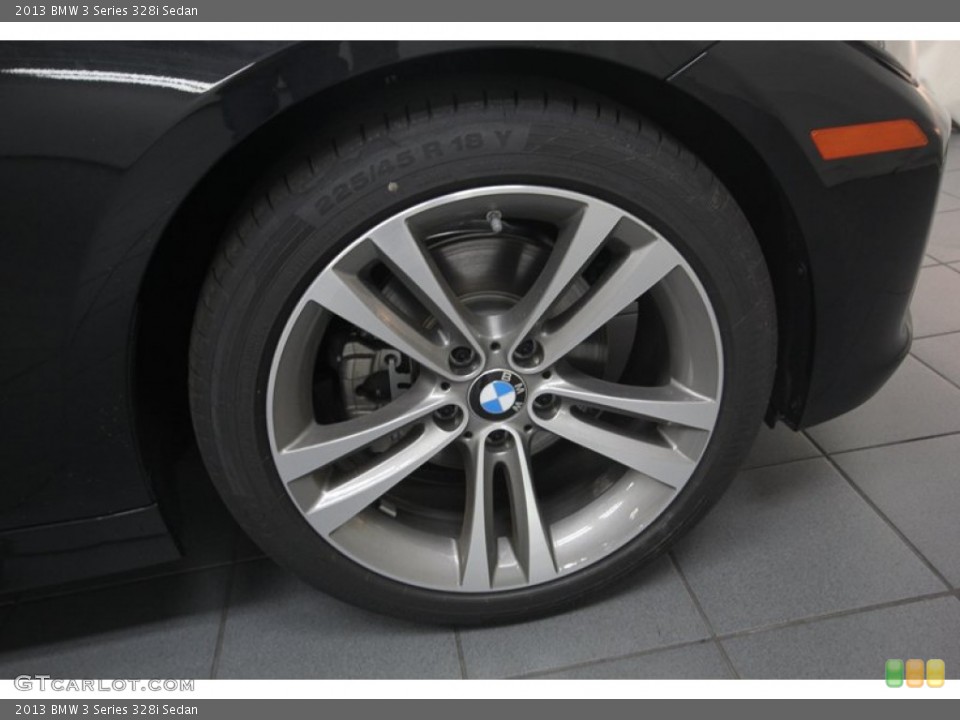 2013 BMW 3 Series 328i Sedan Wheel and Tire Photo #80721608