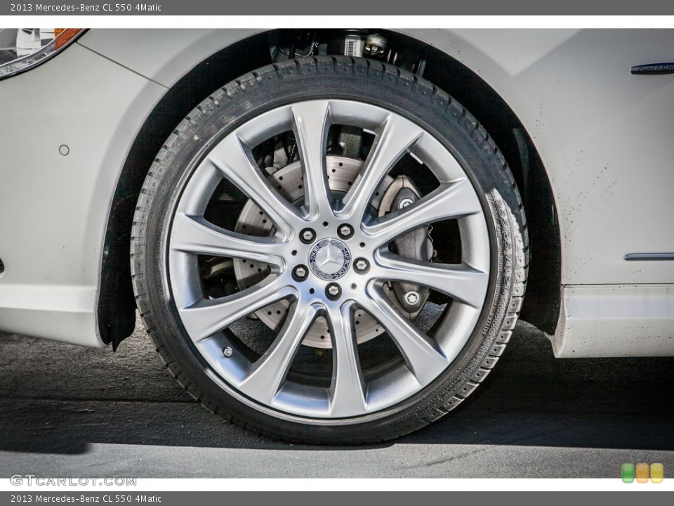2013 Mercedes-Benz CL 550 4Matic Wheel and Tire Photo #80726652