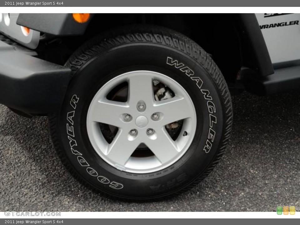 2011 Jeep Wrangler Sport S 4x4 Wheel and Tire Photo #80729909