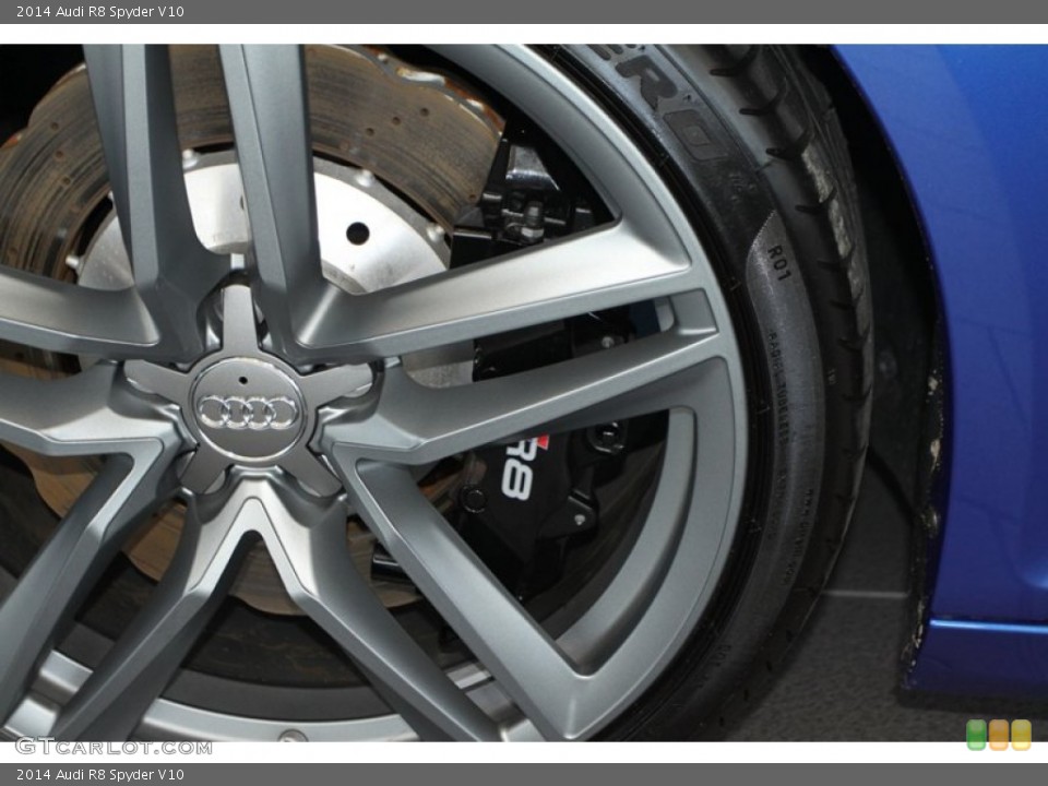 2014 Audi R8 Spyder V10 Wheel and Tire Photo #80734806
