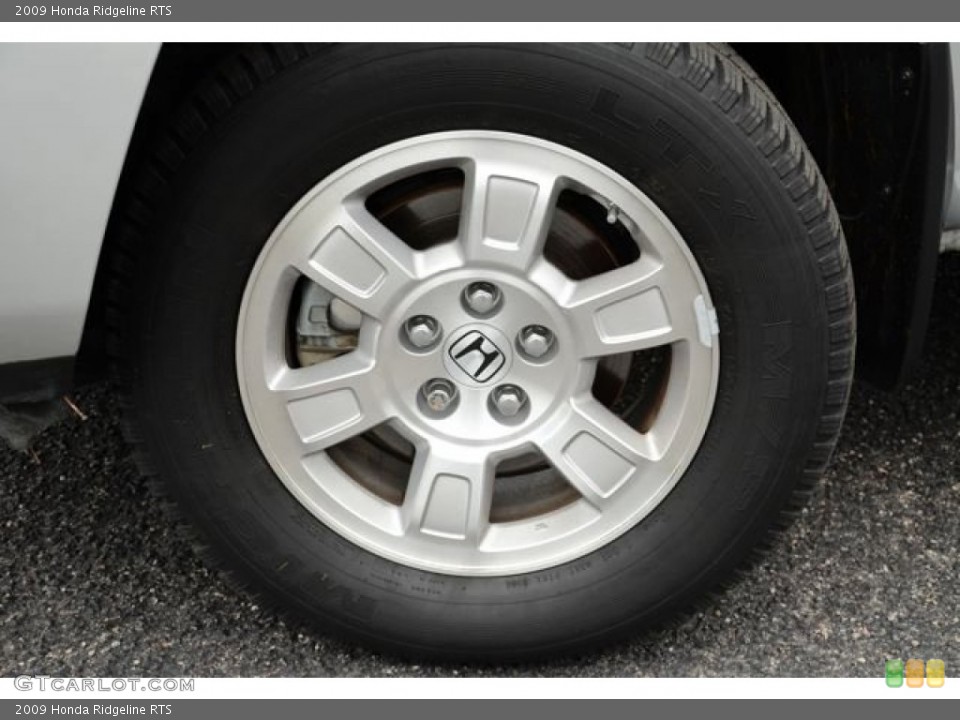 2009 Honda Ridgeline RTS Wheel and Tire Photo #80736520