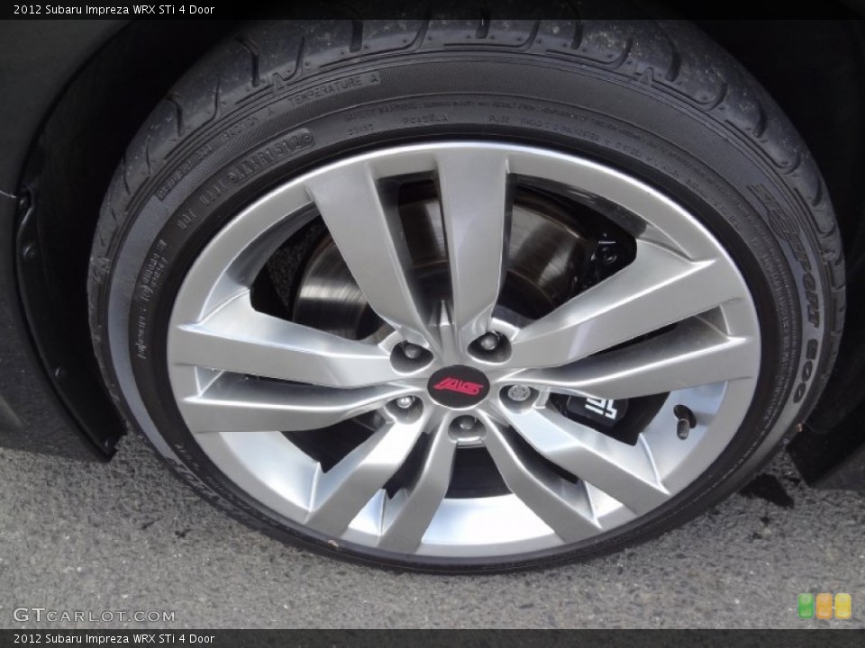 2012 Subaru Impreza WRX STi 4 Door Wheel and Tire Photo #80738895