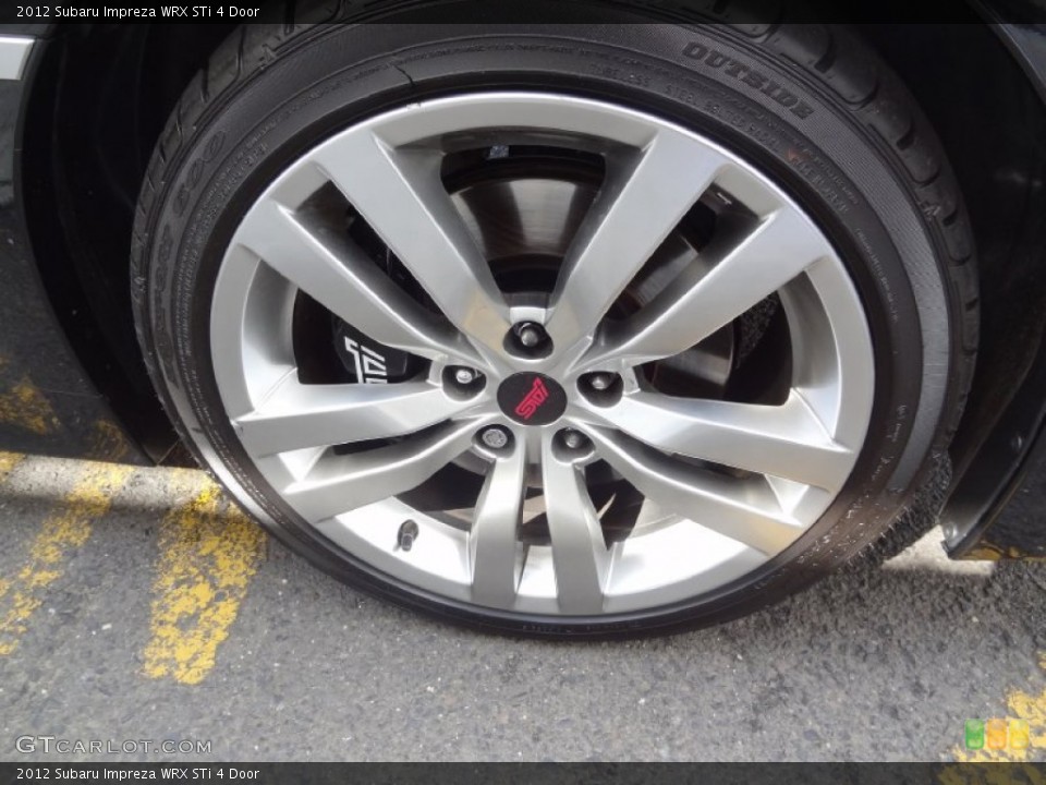 2012 Subaru Impreza WRX STi 4 Door Wheel and Tire Photo #80738949