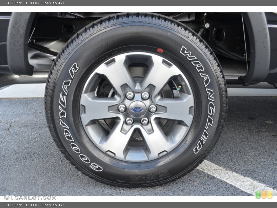 2013 Ford F150 FX4 SuperCab 4x4 Wheel and Tire Photo #80742717