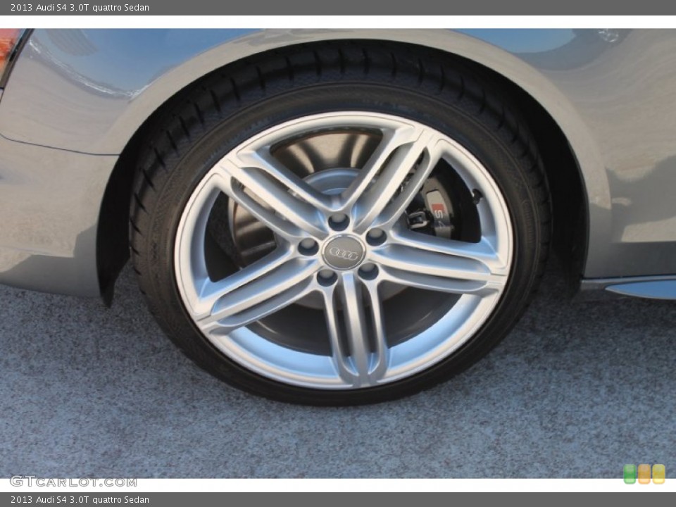 2013 Audi S4 3.0T quattro Sedan Wheel and Tire Photo #80749326
