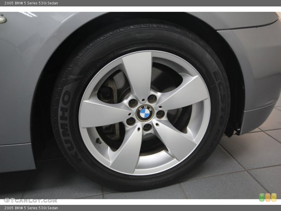 2005 BMW 5 Series 530i Sedan Wheel and Tire Photo #80751784