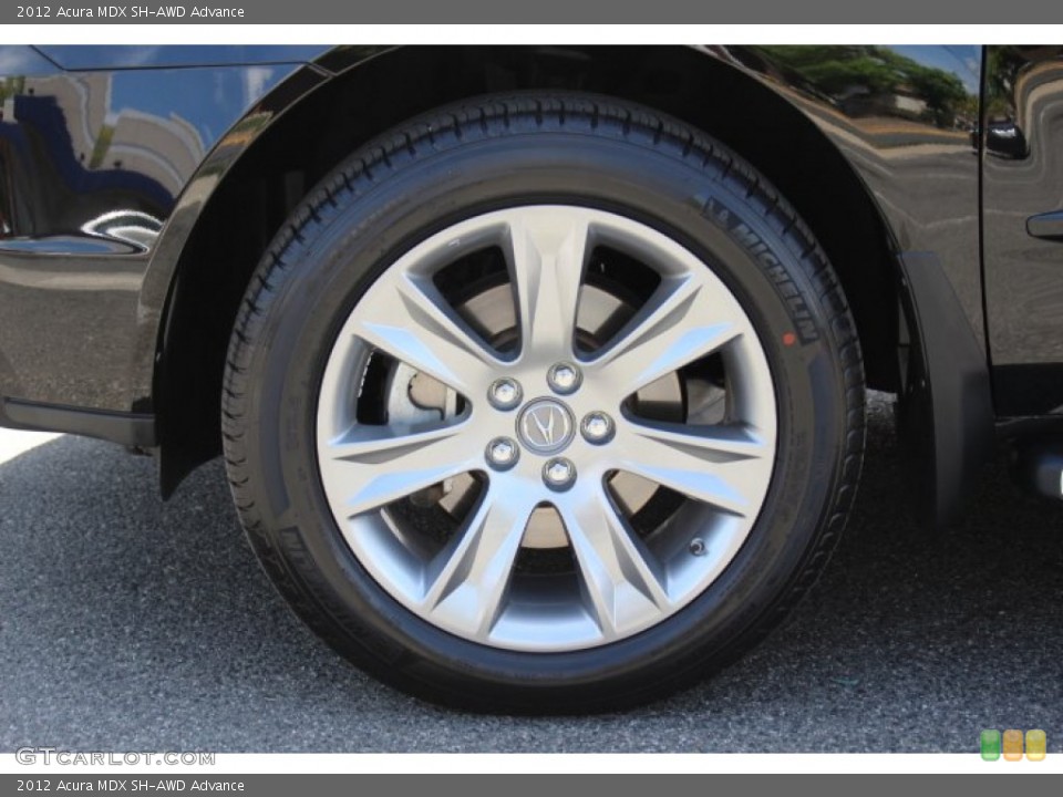 2012 Acura MDX SH-AWD Advance Wheel and Tire Photo #80759793