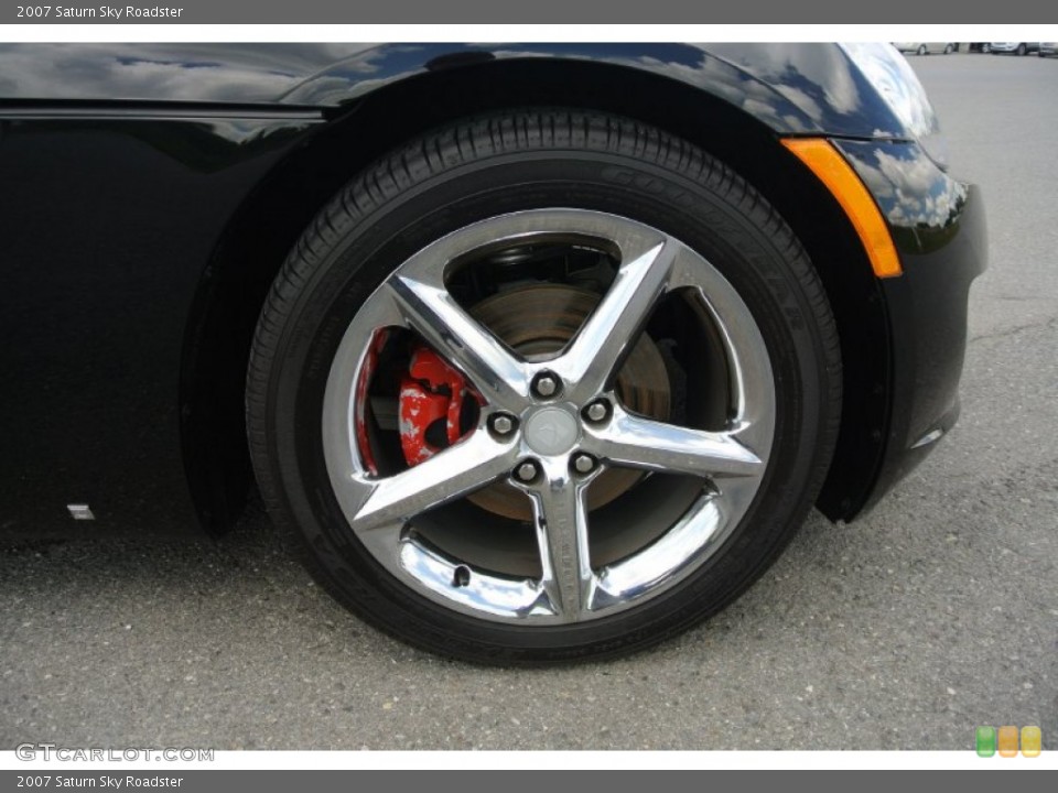 2007 Saturn Sky Roadster Wheel and Tire Photo #80762144