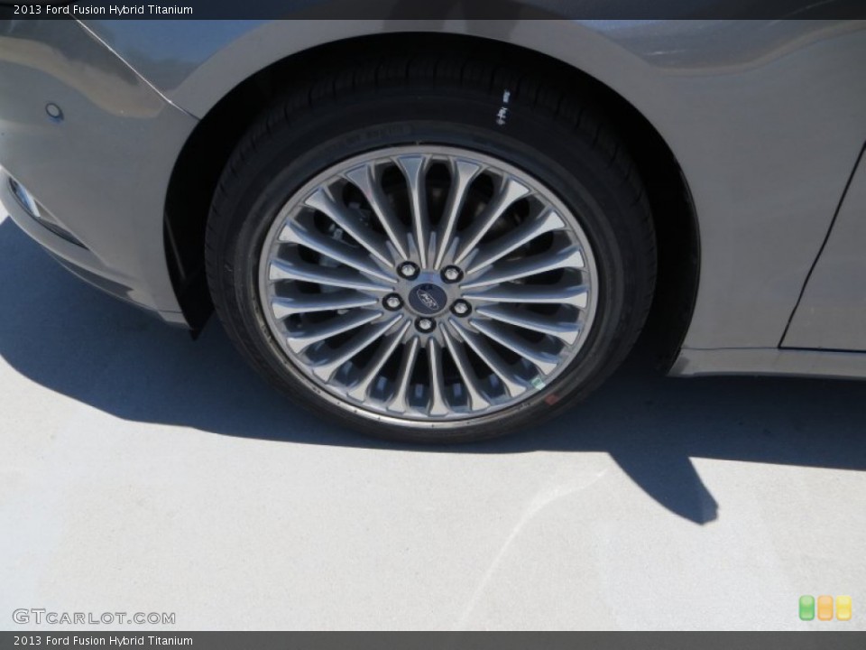 2013 Ford Fusion Hybrid Titanium Wheel and Tire Photo #80763307