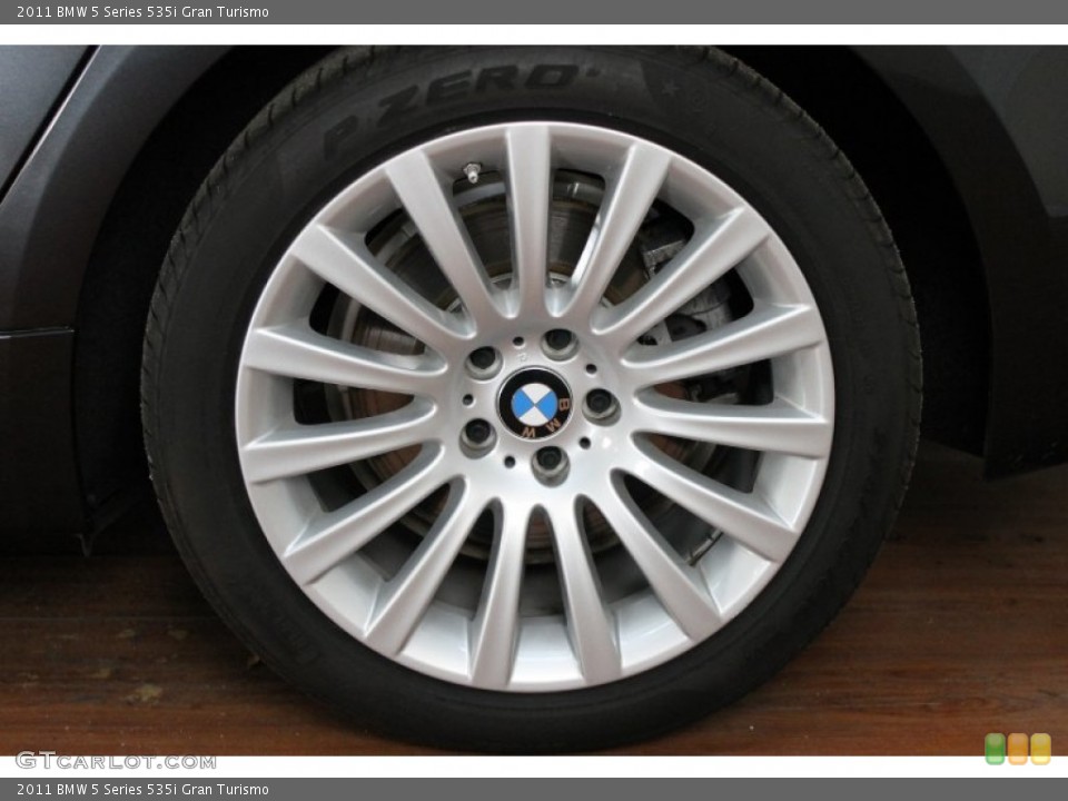 2011 BMW 5 Series 535i Gran Turismo Wheel and Tire Photo #80768276