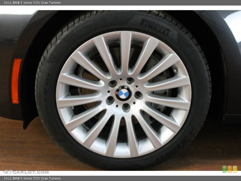 2011 BMW 5 Series 535i Gran Turismo Wheel and Tire Photo #80768295