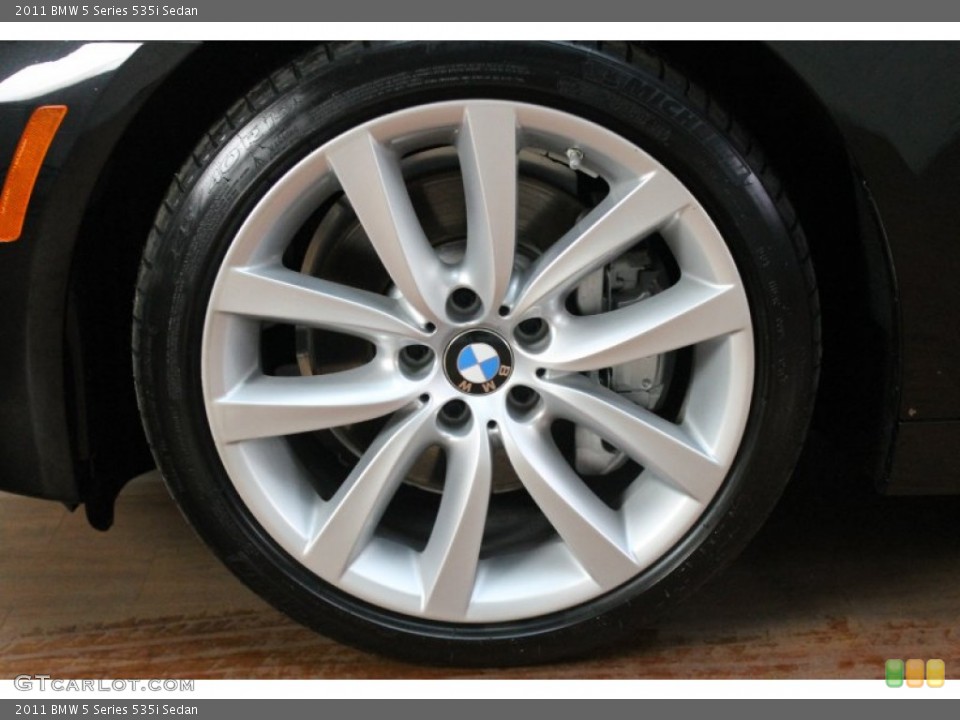 2011 BMW 5 Series 535i Sedan Wheel and Tire Photo #80770129