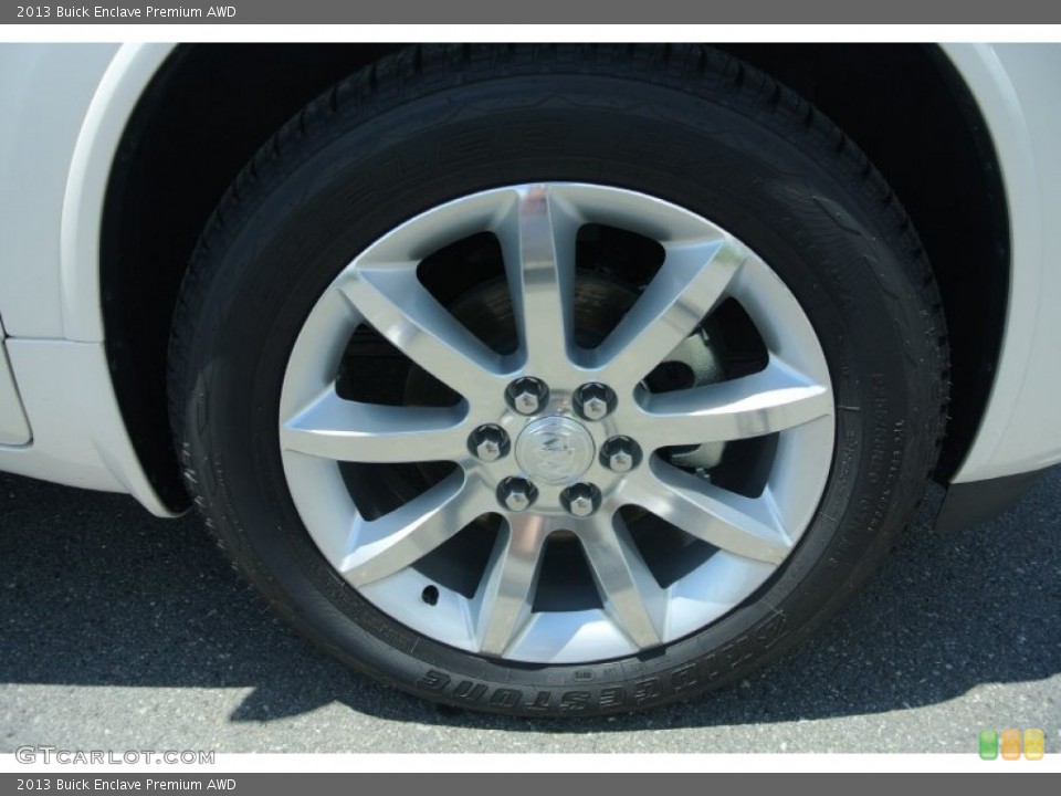 2013 Buick Enclave Premium AWD Wheel and Tire Photo #80771948