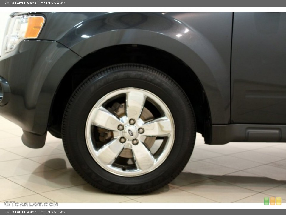 2009 Ford Escape Limited V6 4WD Wheel and Tire Photo #80788402