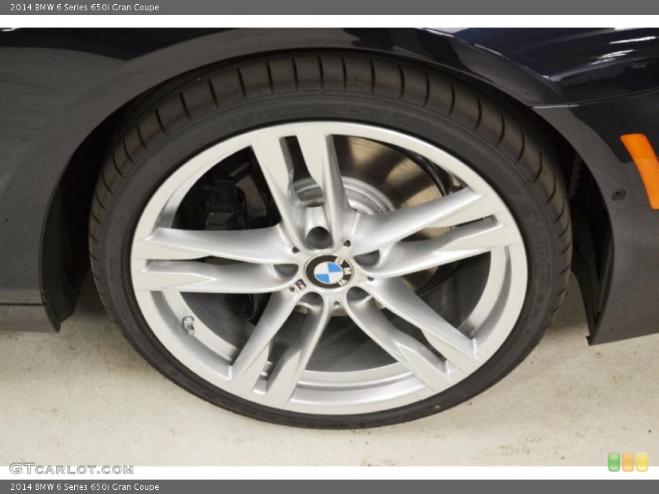 2014 BMW 6 Series 650i Gran Coupe Wheel and Tire Photo #80793634
