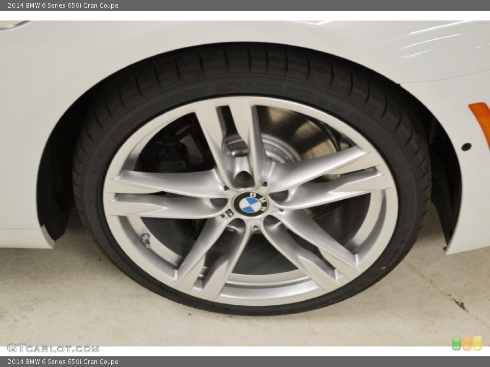 2014 BMW 6 Series 650i Gran Coupe Wheel and Tire Photo #80793846