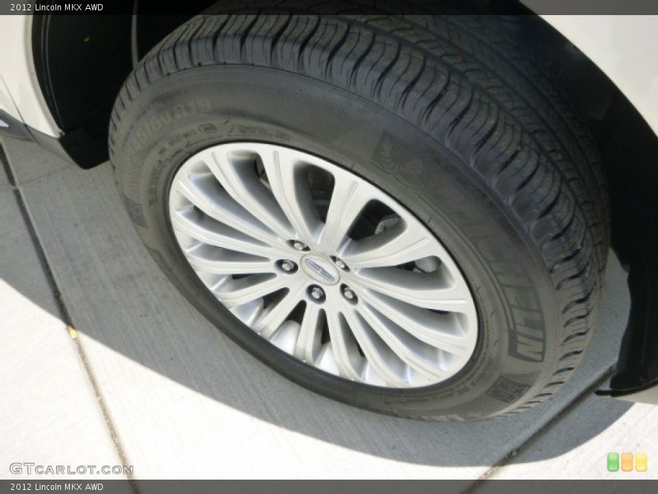 2012 Lincoln MKX AWD Wheel and Tire Photo #80796644