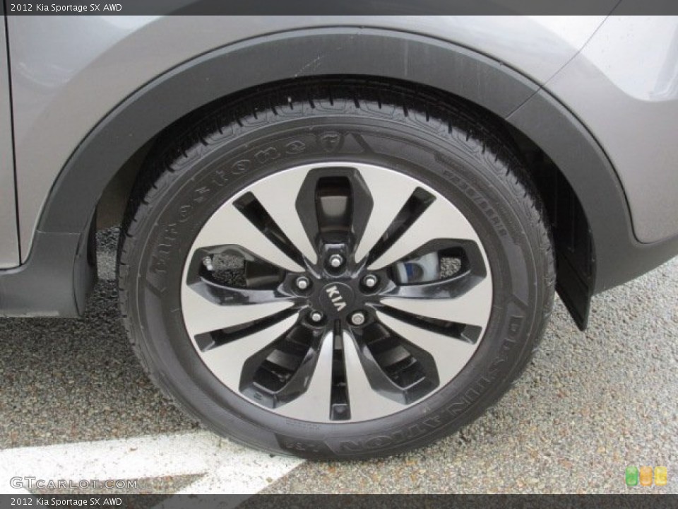 2012 Kia Sportage SX AWD Wheel and Tire Photo #80802611