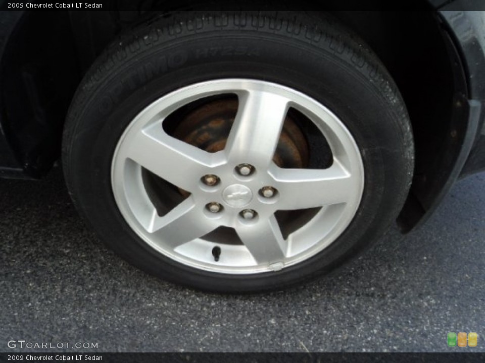 2009 Chevrolet Cobalt LT Sedan Wheel and Tire Photo #80802808