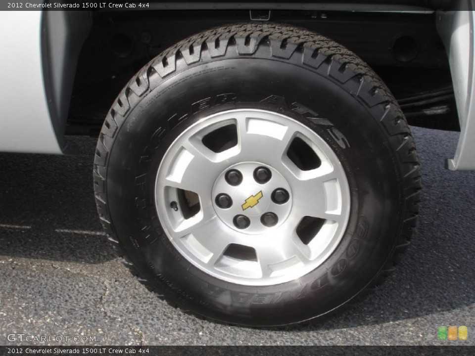 2012 Chevrolet Silverado 1500 LT Crew Cab 4x4 Wheel and Tire Photo #80812068