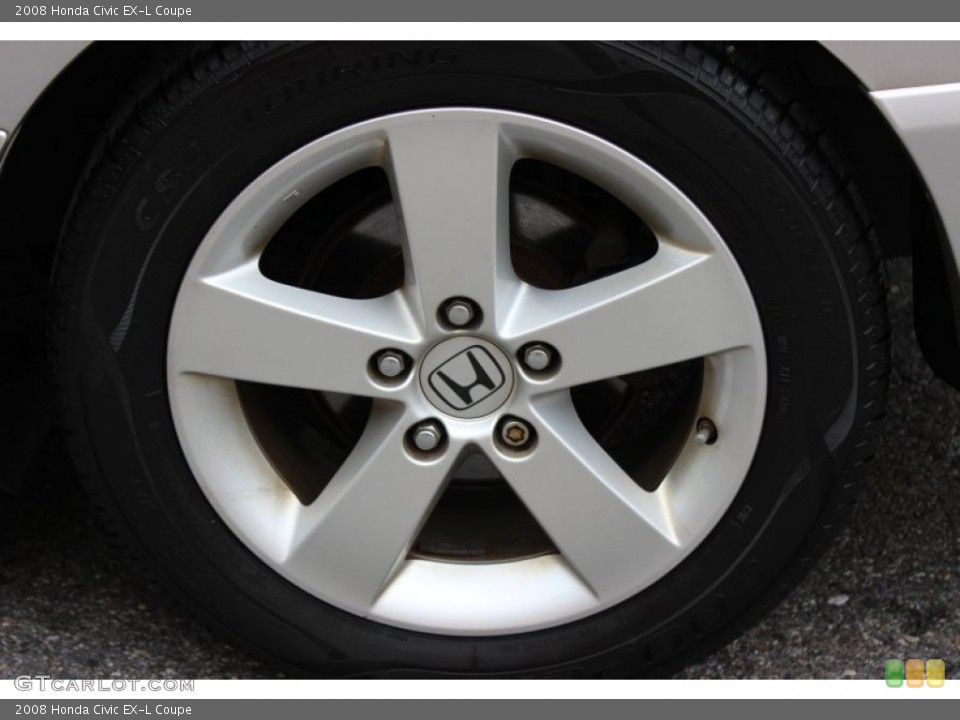 2008 Honda Civic EX-L Coupe Wheel and Tire Photo #80812183