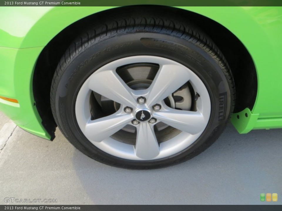 2013 Ford Mustang GT Premium Convertible Wheel and Tire Photo #80812213