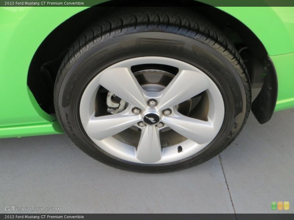 2013 Ford Mustang GT Premium Convertible Wheel and Tire Photo #80812231