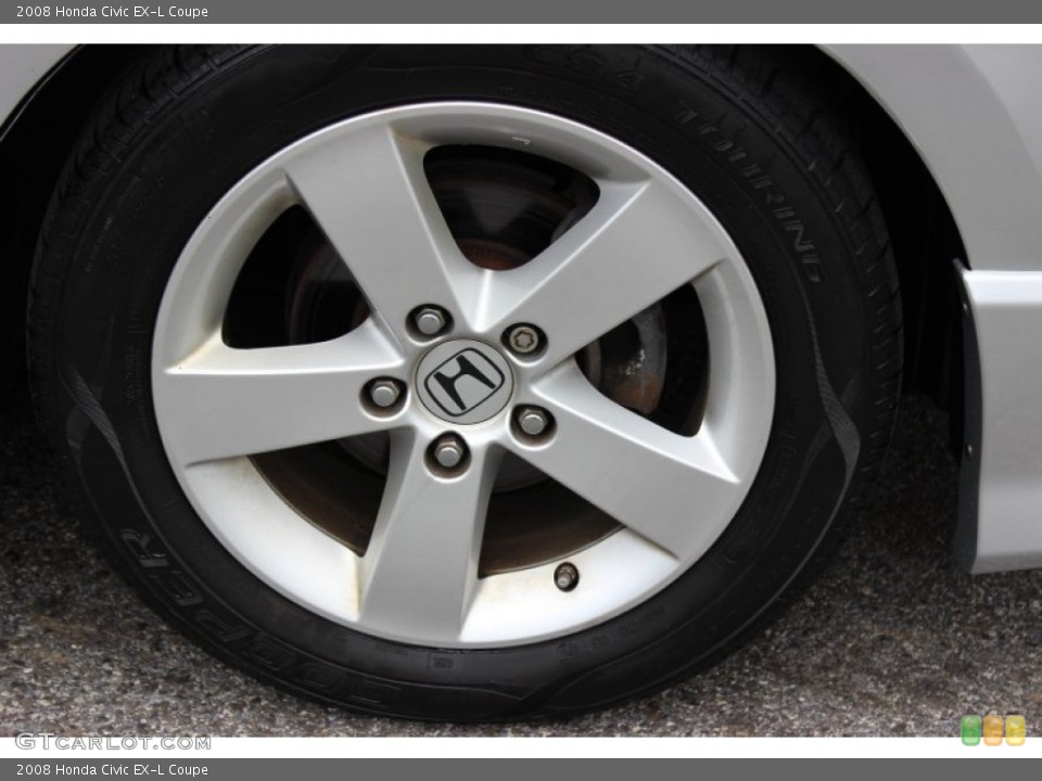 2008 Honda Civic EX-L Coupe Wheel and Tire Photo #80812236