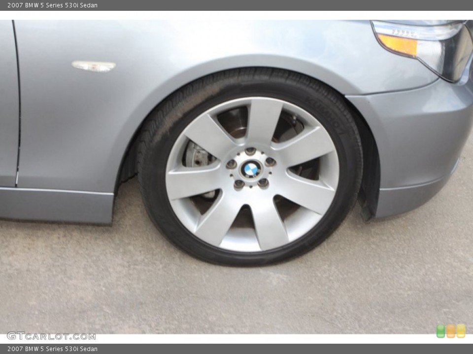 2007 BMW 5 Series 530i Sedan Wheel and Tire Photo #80817489