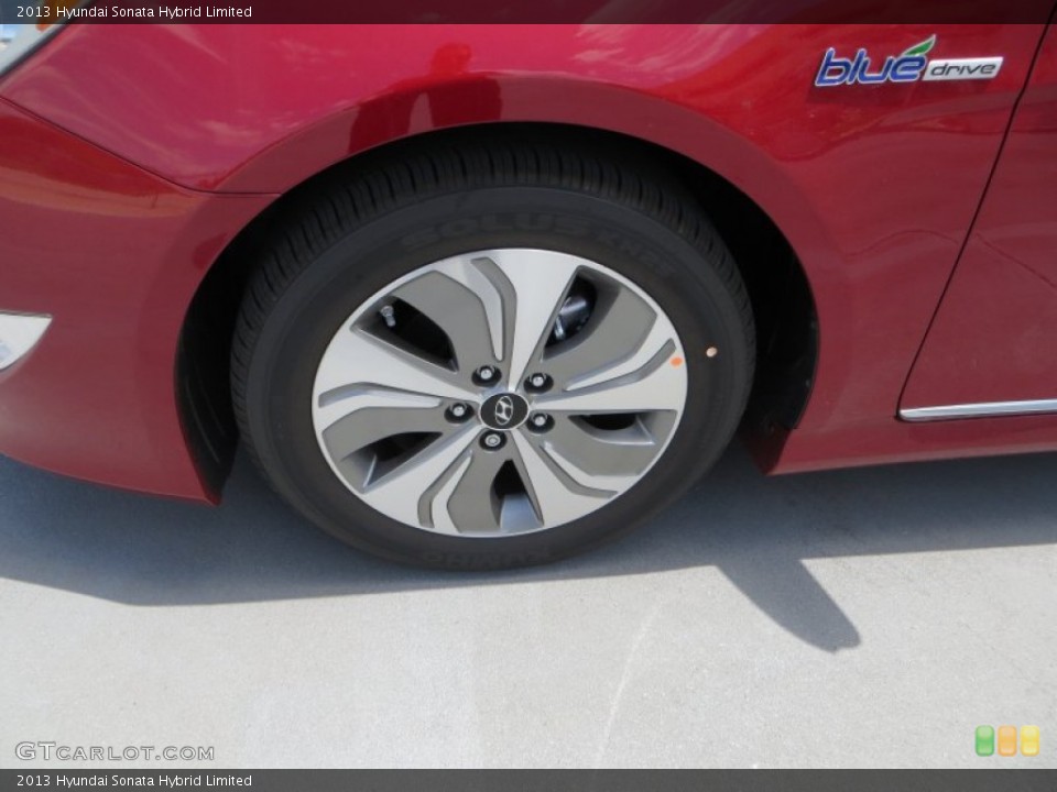 2013 Hyundai Sonata Hybrid Limited Wheel and Tire Photo #80823146