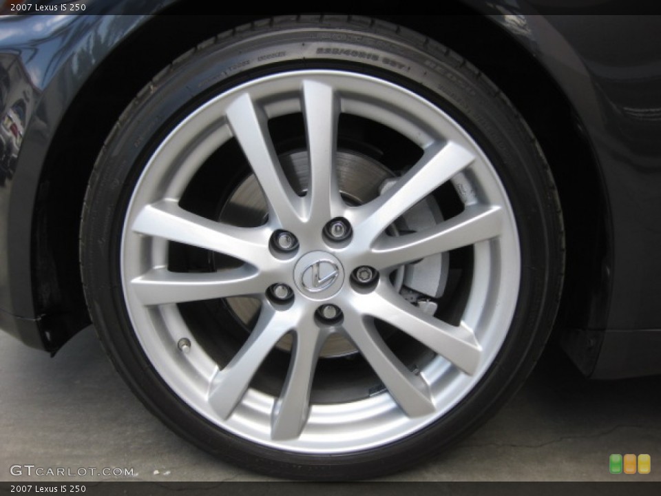 2007 Lexus IS Wheels and Tires