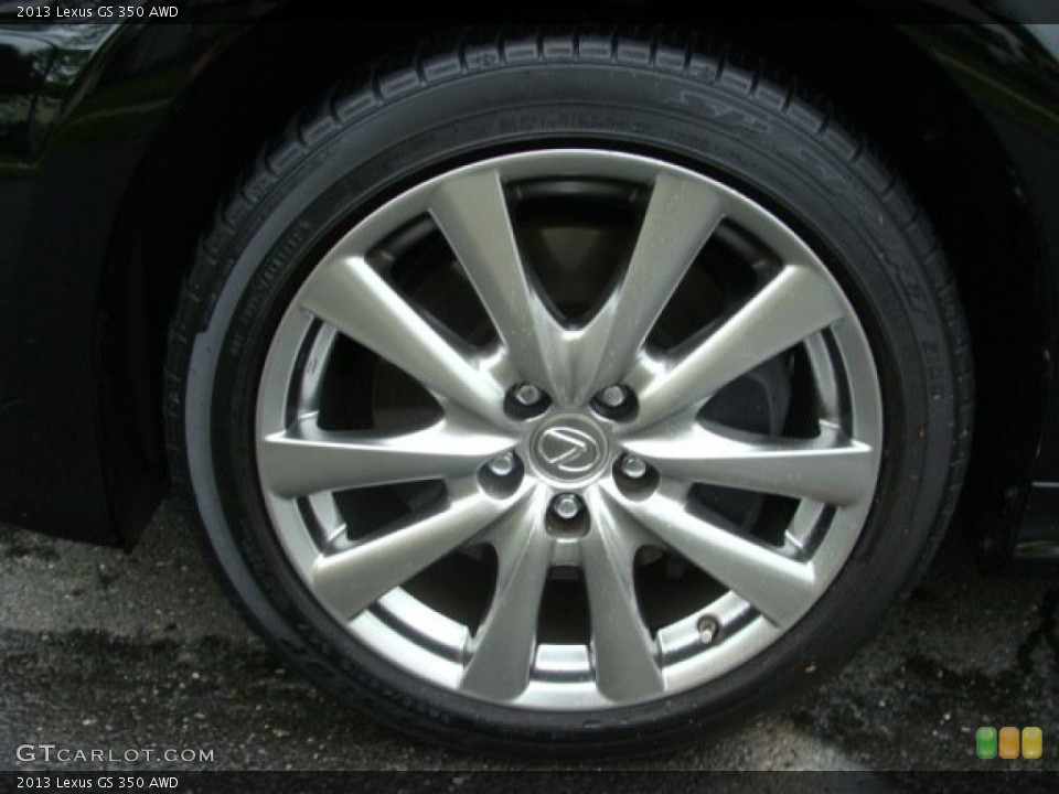 2013 Lexus GS 350 AWD Wheel and Tire Photo #80823755