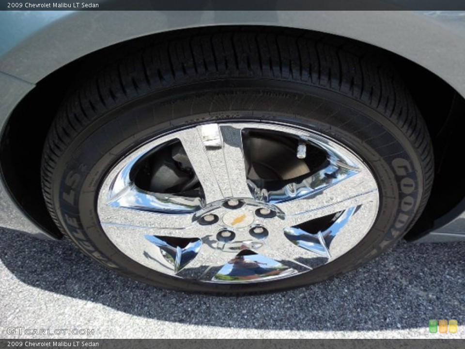 2009 Chevrolet Malibu LT Sedan Wheel and Tire Photo #80825011