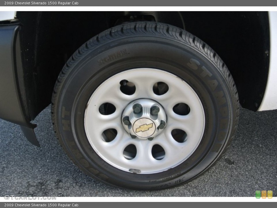 2009 Chevrolet Silverado 1500 Regular Cab Wheel and Tire Photo #80826065