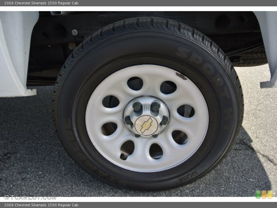 2009 Chevrolet Silverado 1500 Regular Cab Wheel and Tire Photo #80826085